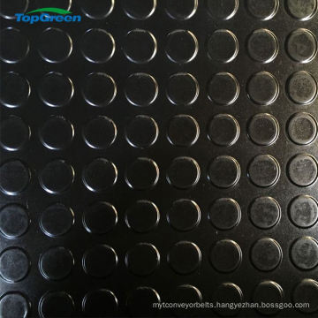 3mm 6mm round coin stud rubber mat